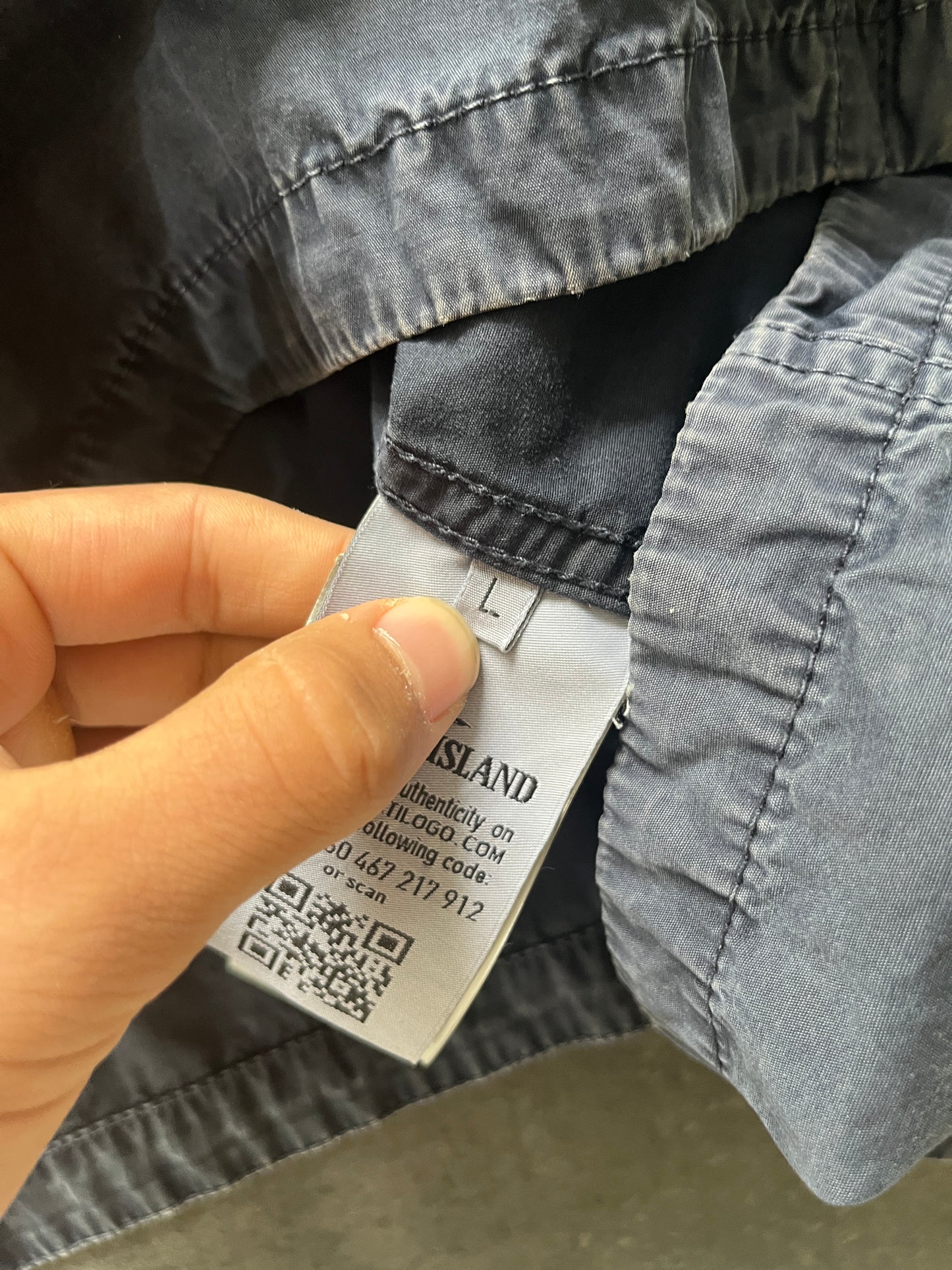 Stone island overshirt Navy Blue (Str L)