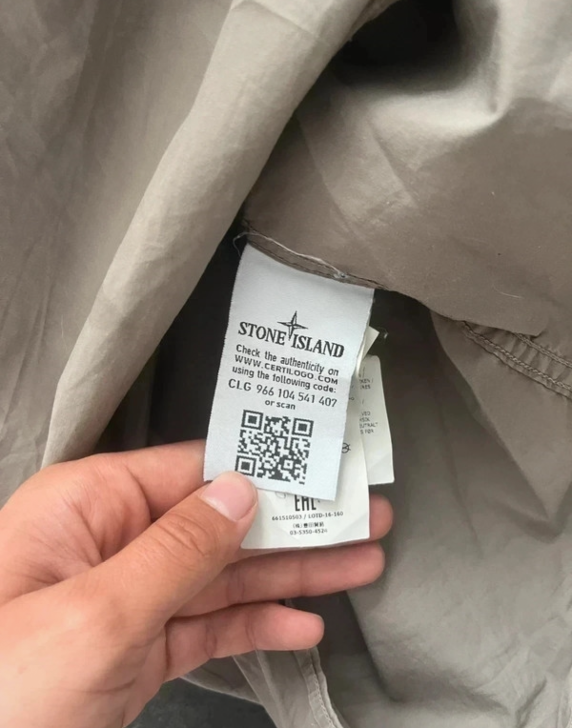 Stone Island overshirt Sand Grey (Str S)