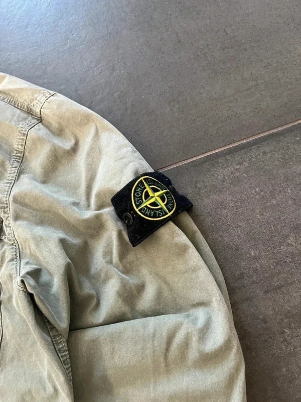 Stone Island overshirt olive dust green