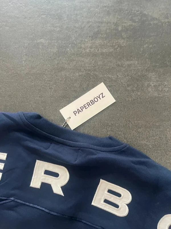 Paperboyz legacy jersey navy blue