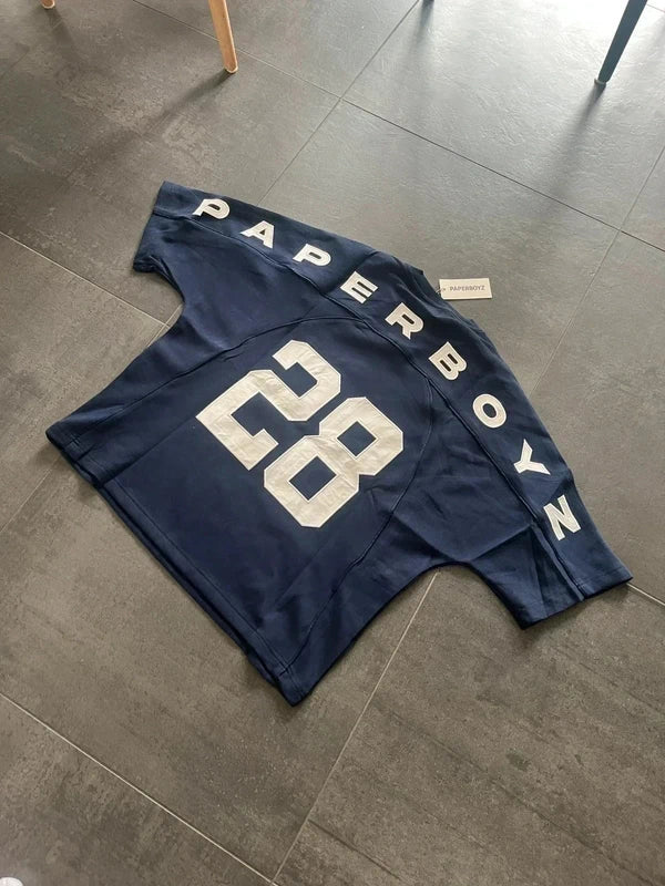 Paperboyz legacy jersey navy blue