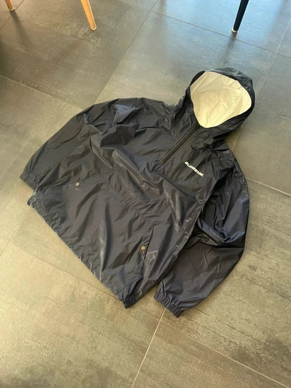 Supreme packable ripstop windbreaker navy blue