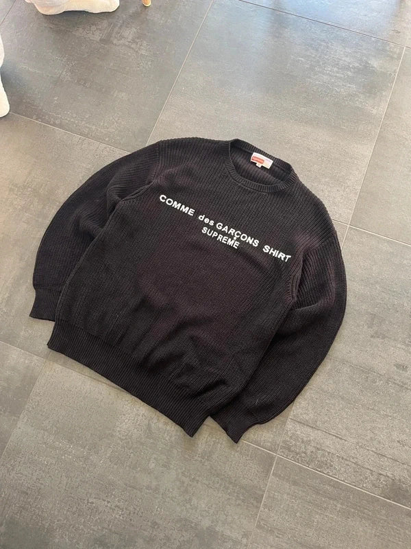 Supreme x comme des garcons sweatshirt Black (Str S)