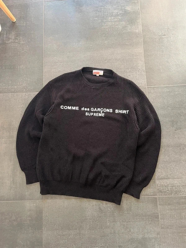 Supreme x comme des garcons sweatshirt Black (Str S) – Garmstudios