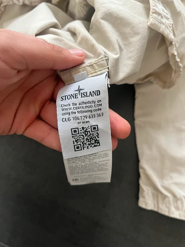 Stone Island overshirt cream beige (Str L)