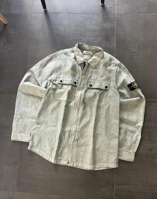 Stone Island overshirt Moss green (Str Xl)