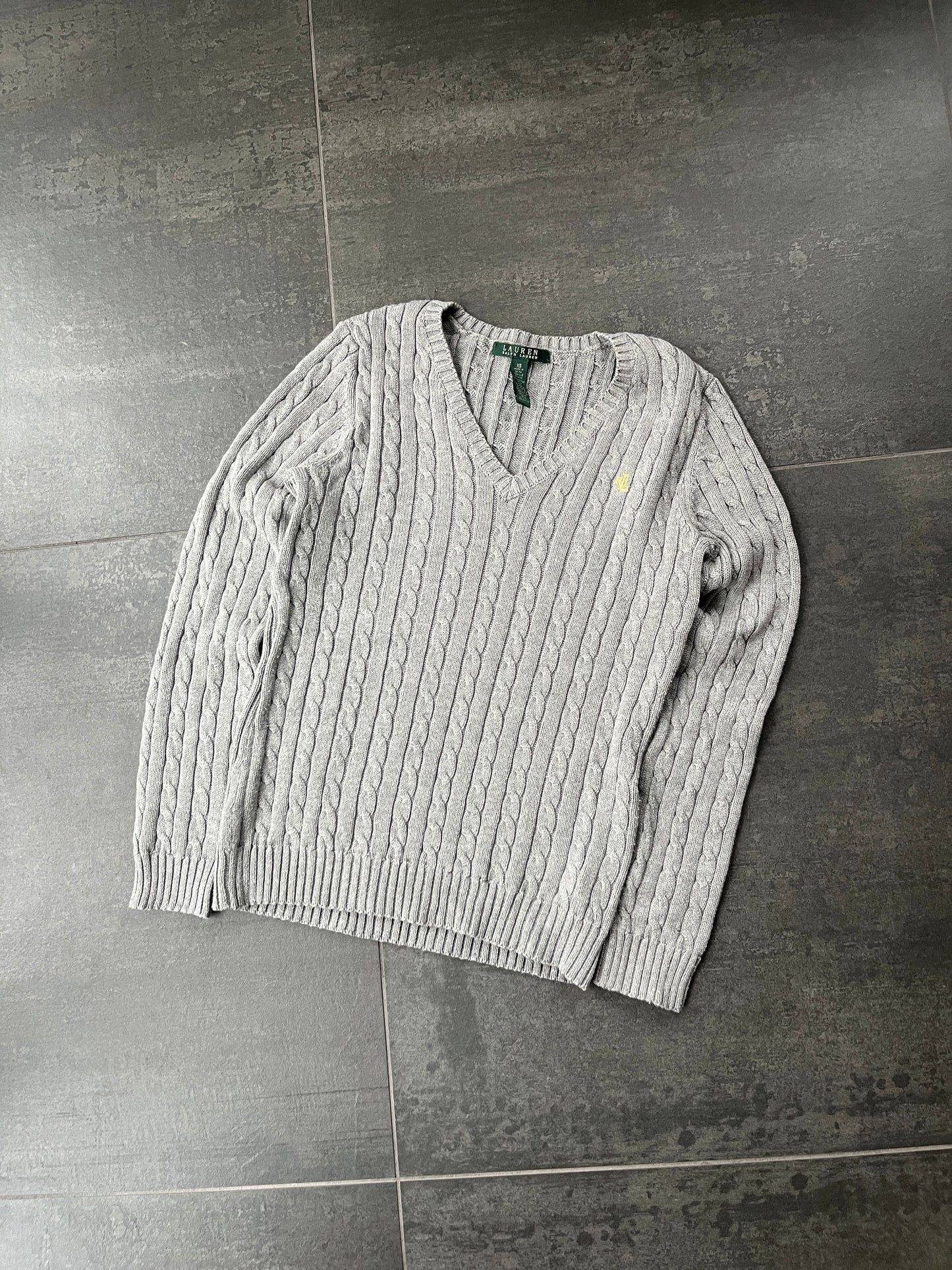 Polo Ralph lauren striktrøje “grå” (Str Xs)