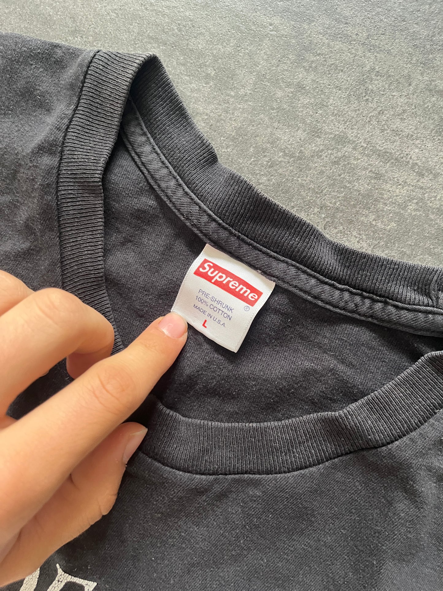 Supreme the decline tee Black (Str L)