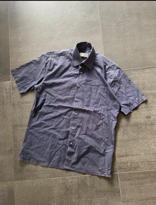 Yves Saint Laurent button-up navy blue (Str M)