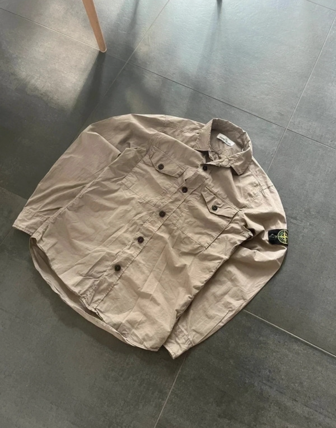 Stone Island overshirt Sand Grey (Str S)