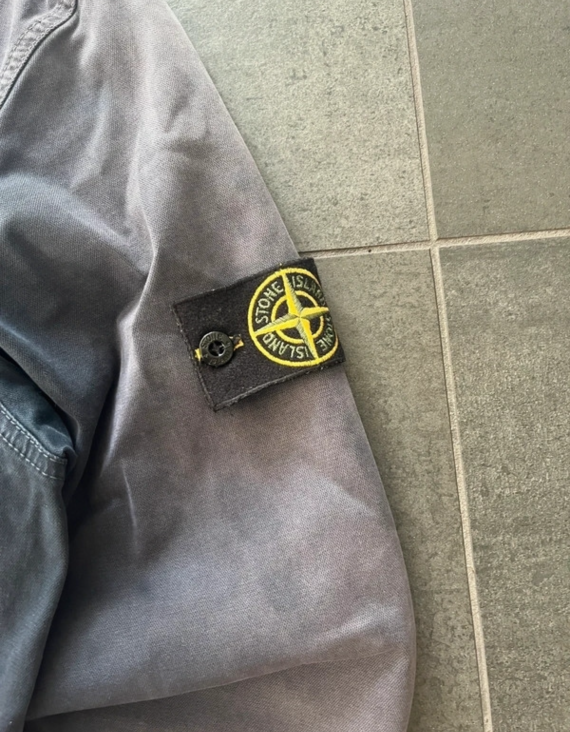 Stone Island overshirt bleached navy blue (Str L)