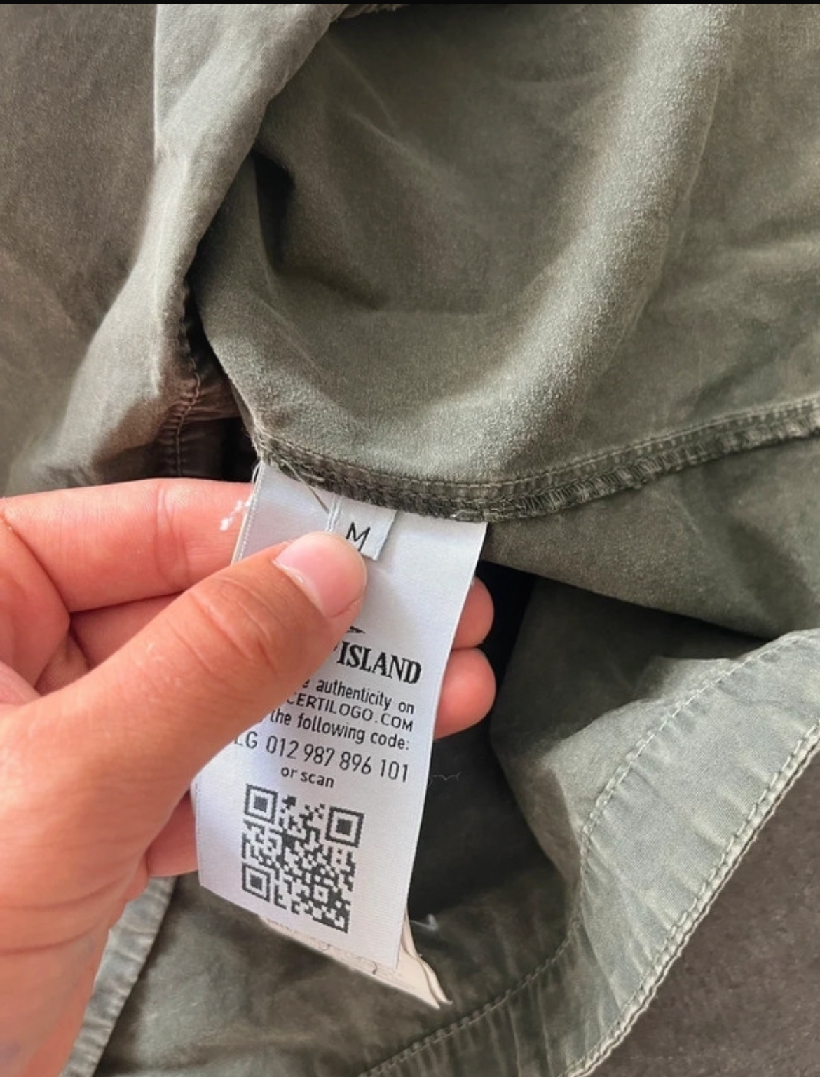 Stone Island overshirt Army green (Str M)