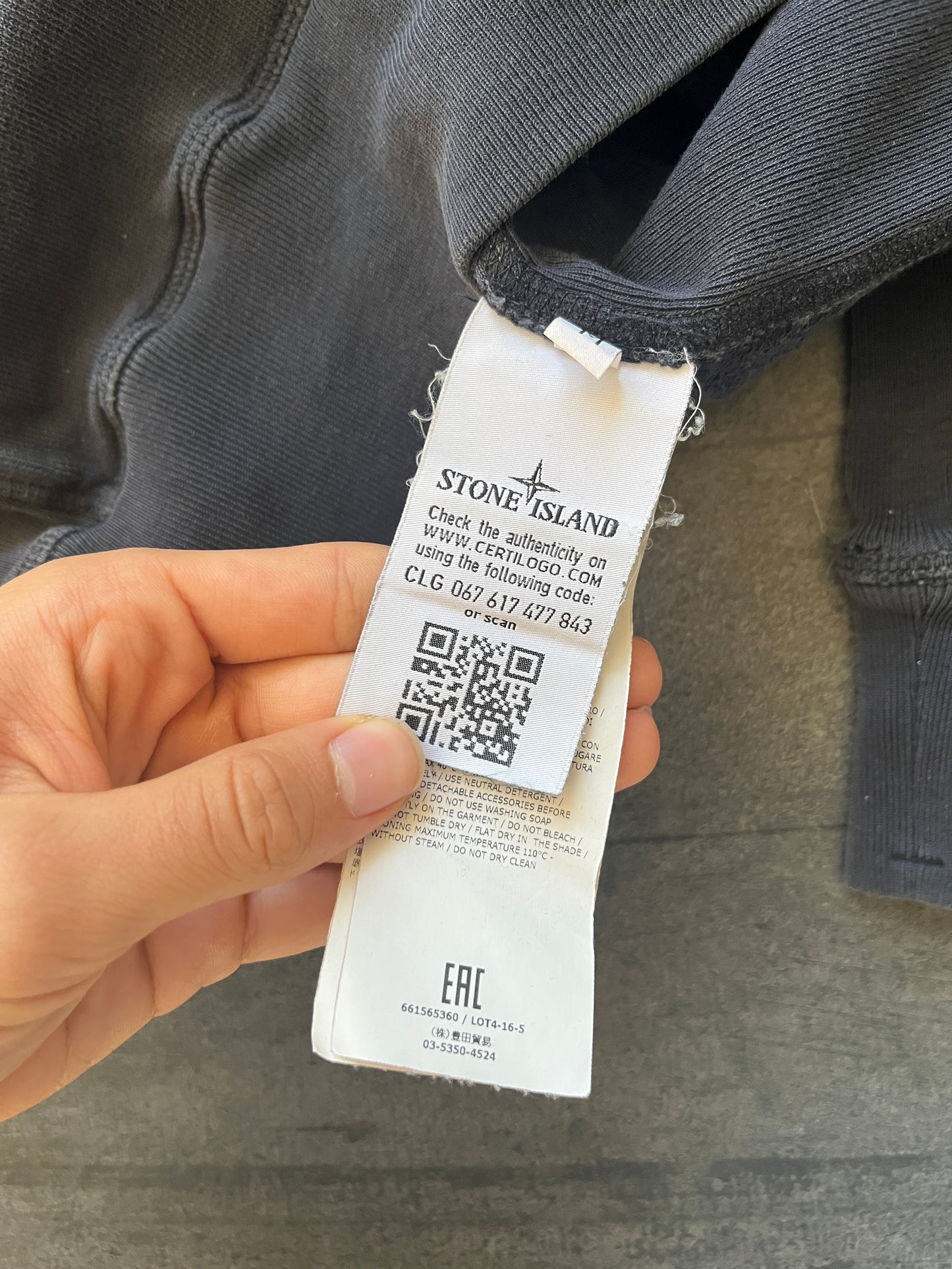 Stone Island sweatshirt Navy (Str M)står