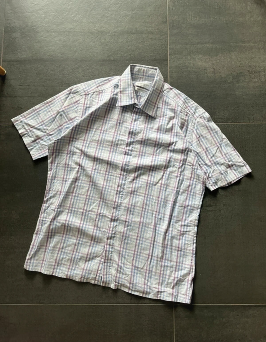 Yves Saint Laurent checkered button-up (Str L)