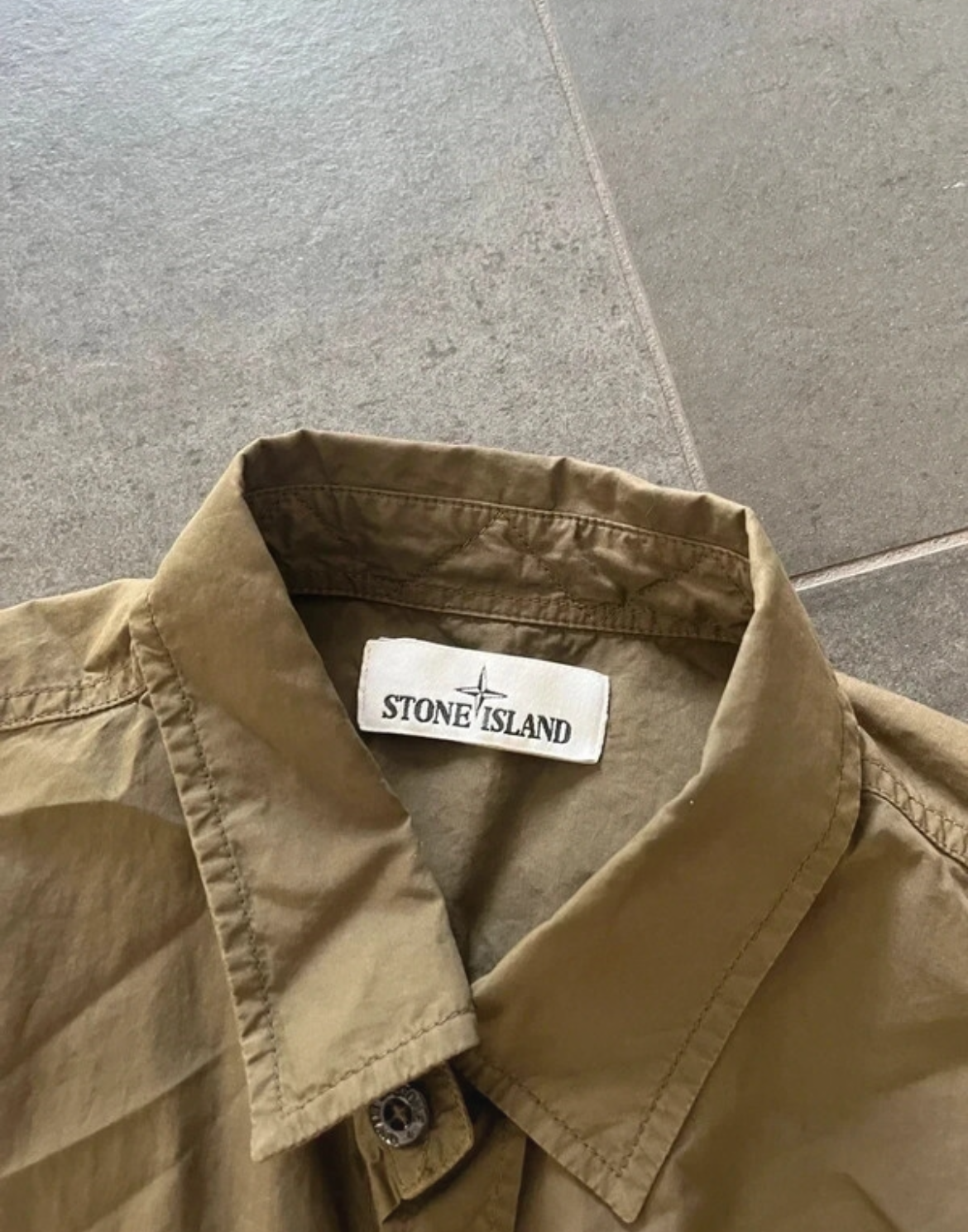 Stone Island overshirt khaki (Str L)