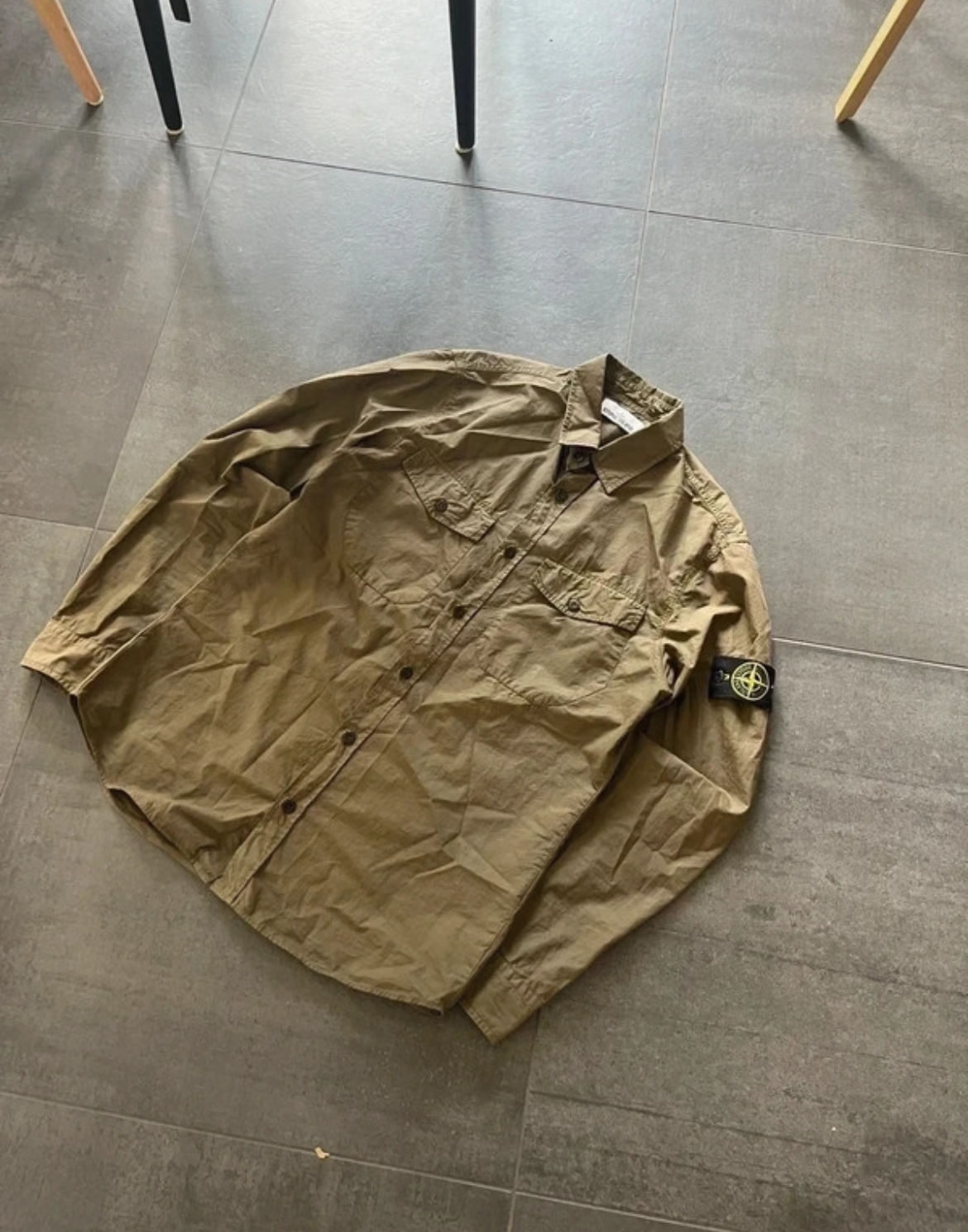Stone Island overshirt khaki (Str L)