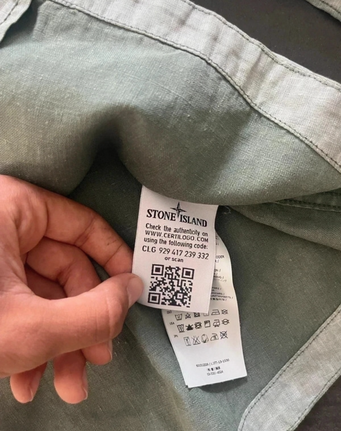 Stone Island overshirt Moss green (Str Xl)
