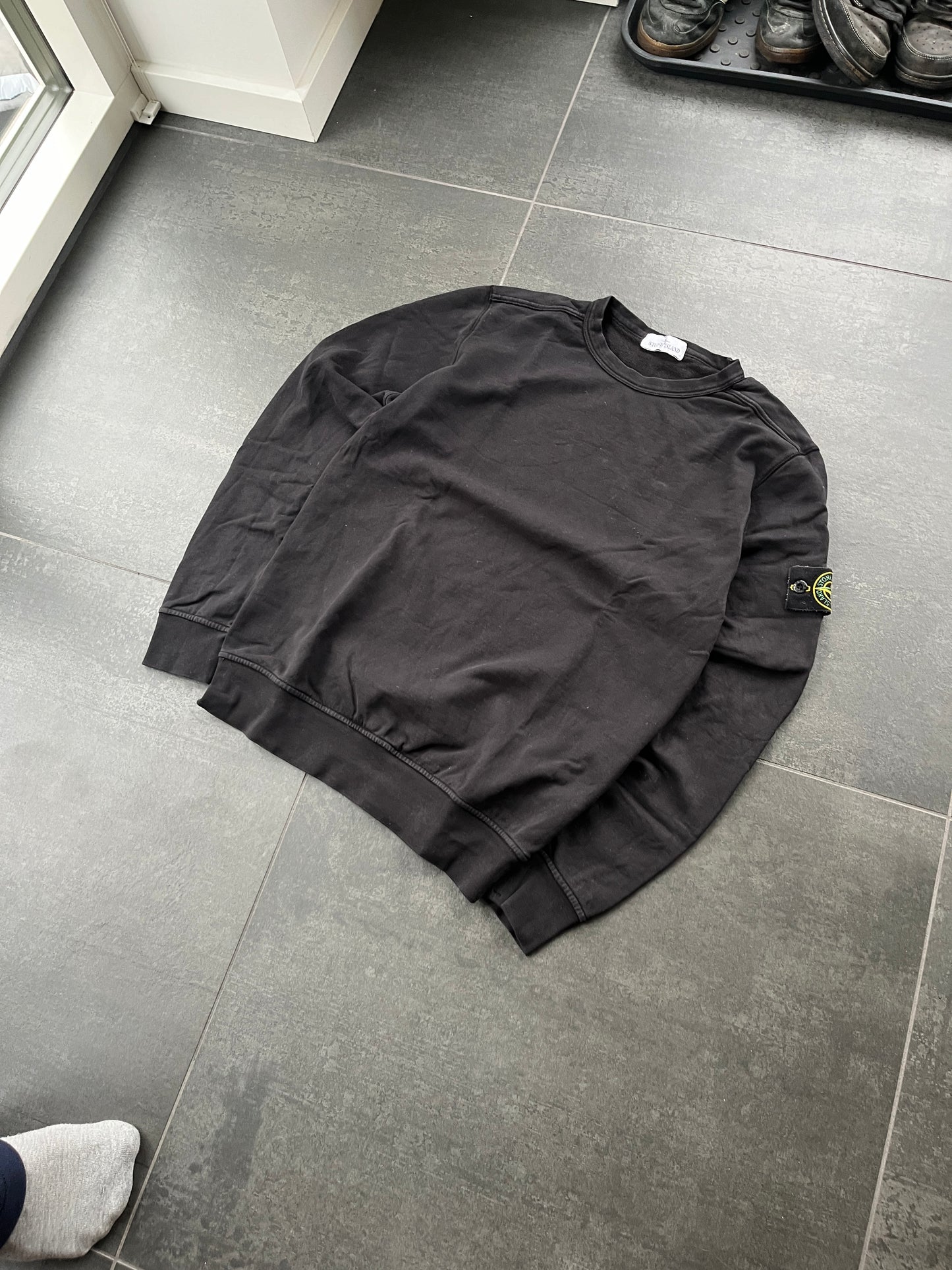 Stone Island sweatshirt “sort” (Str S)
