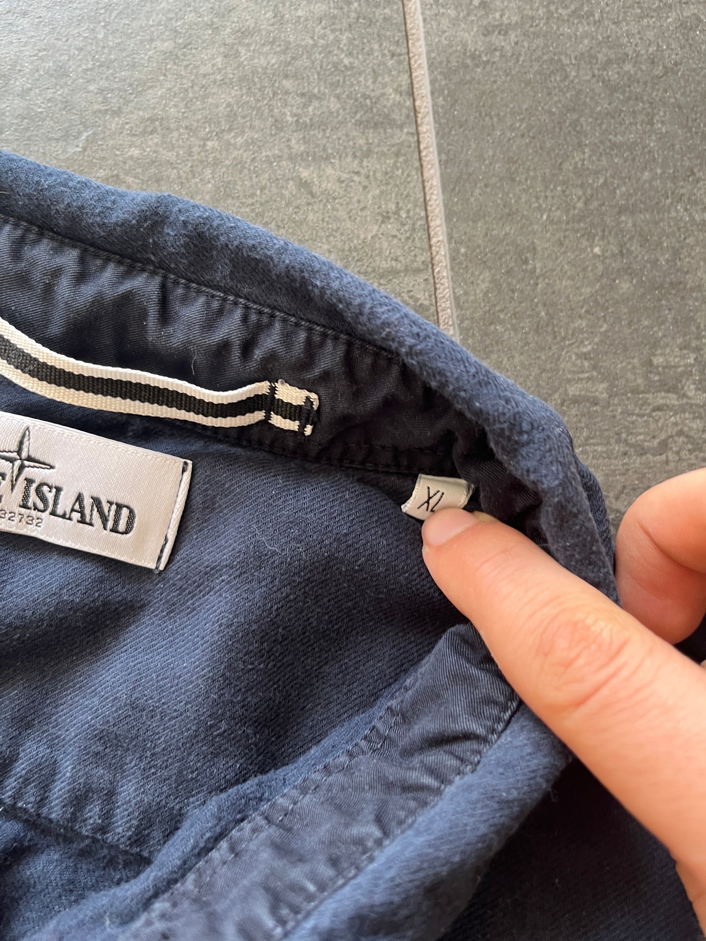Stone Island overshirt Navy Blue (Str Xl)