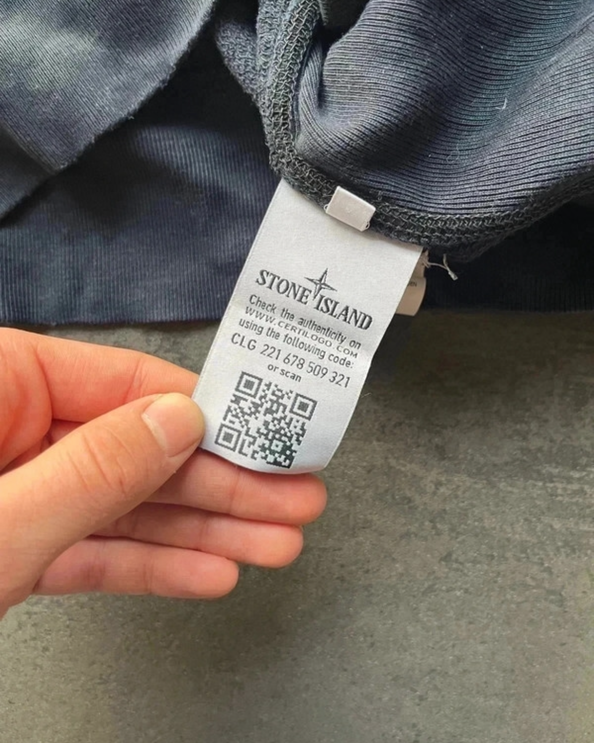 Stone Island sweatshirt Navy Blue (Str Xl)