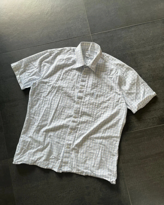 Yves Saint Laurent checkered button-up (Str L)