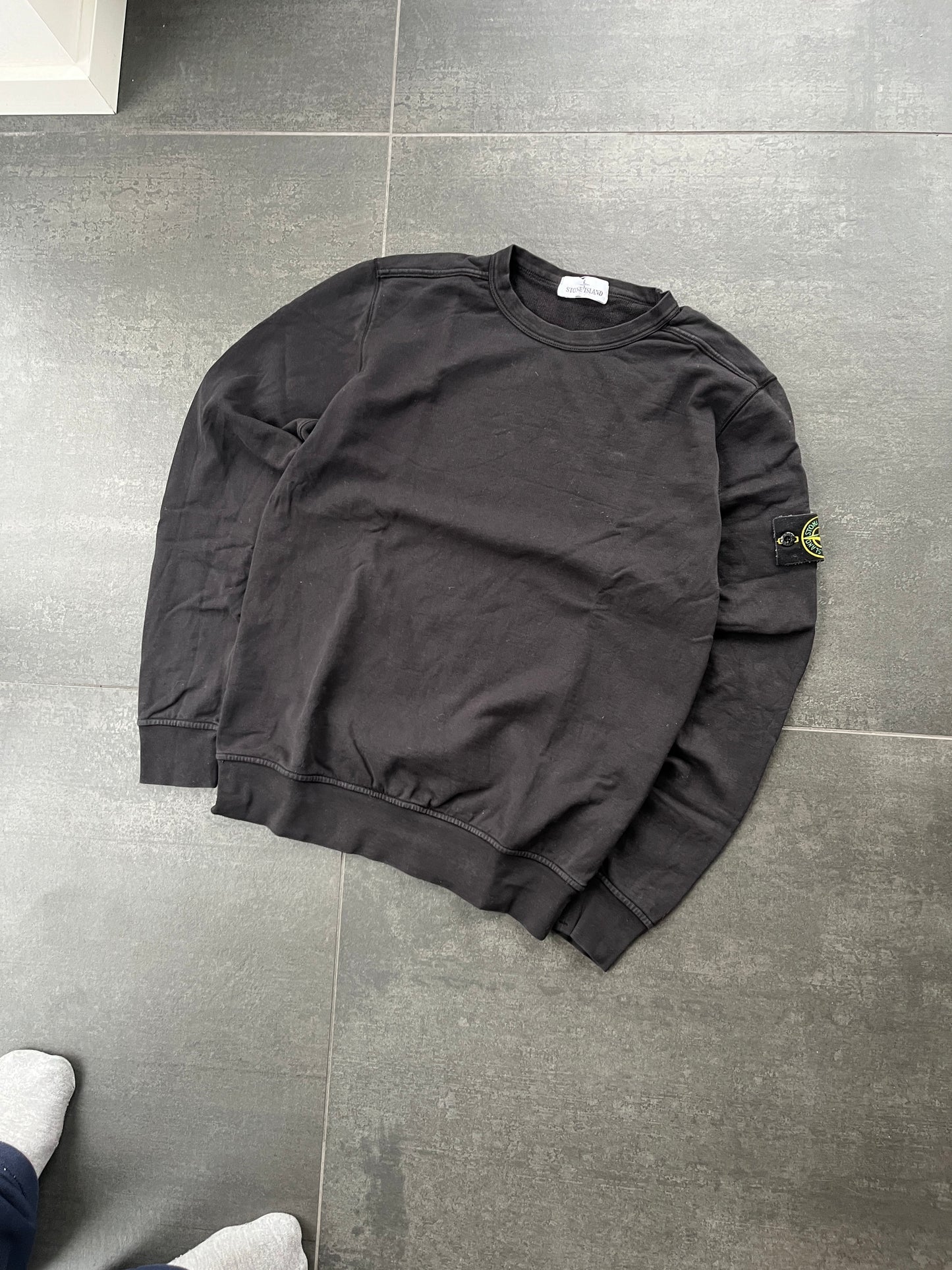 Stone Island sweatshirt “sort” (Str S)