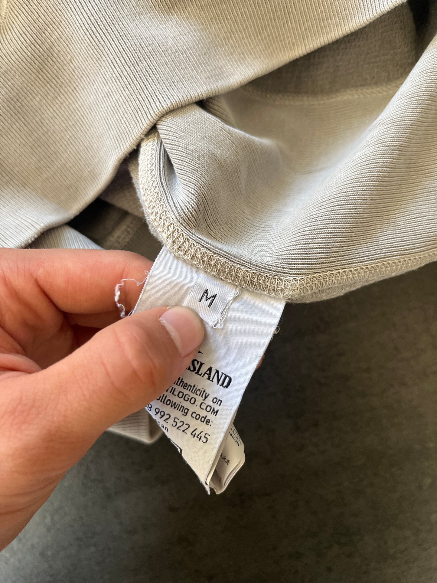 Stone Island sweatshirt Light Grey (Str M)