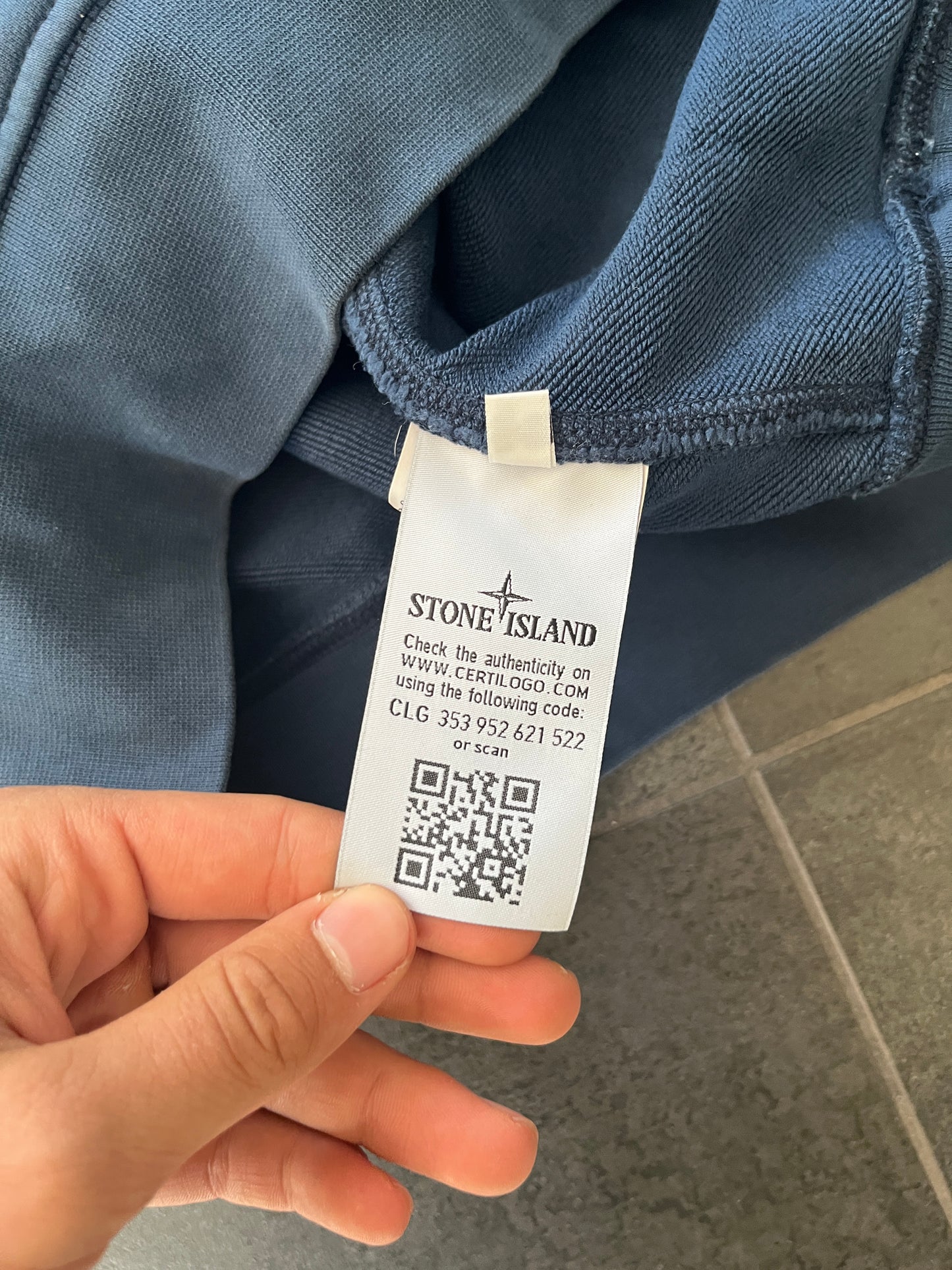 Stone Island sweatshirt Navy Blue (Str S)