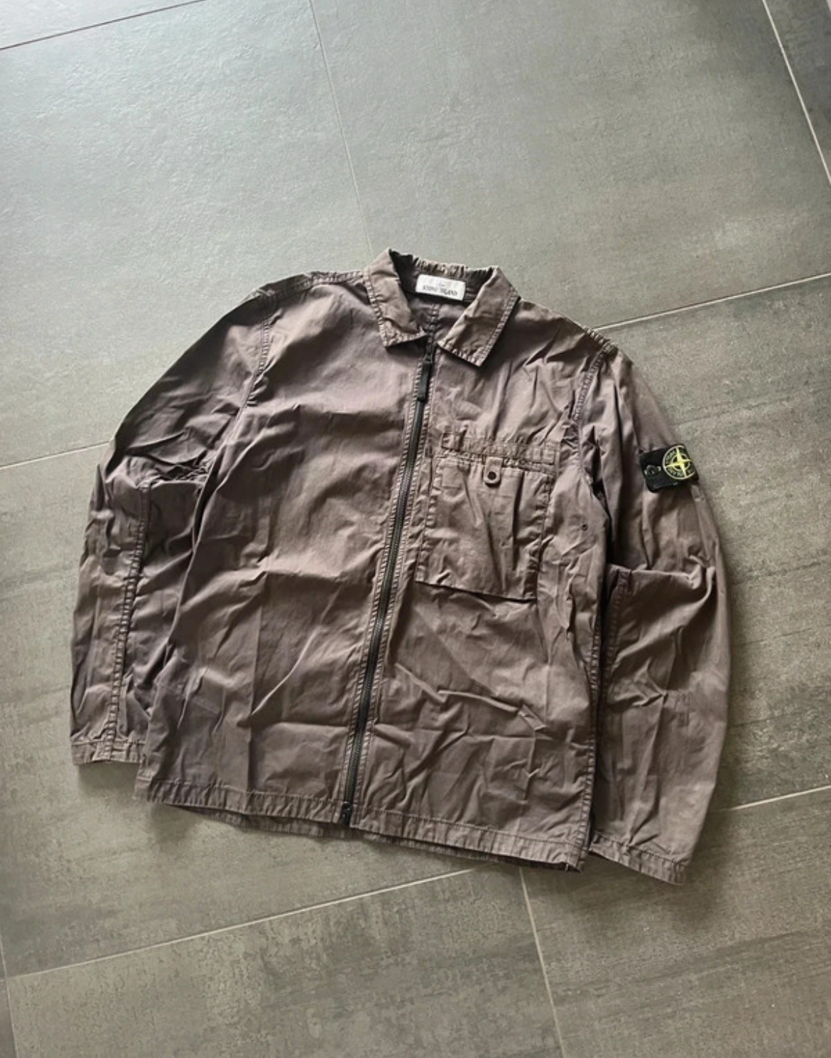 Stone Island overshirt Dark Brown (Str M)