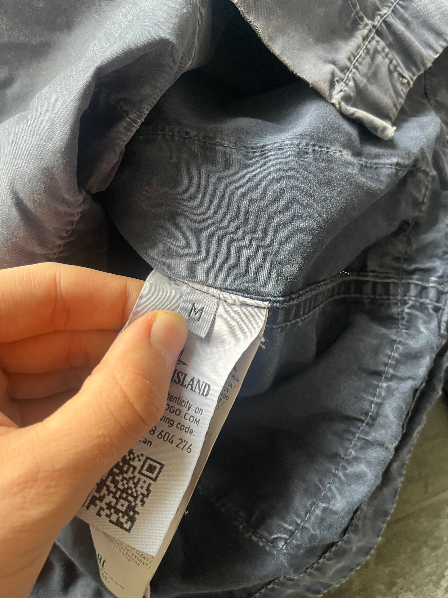 Stone Island overshirt vintage blue (Str M)