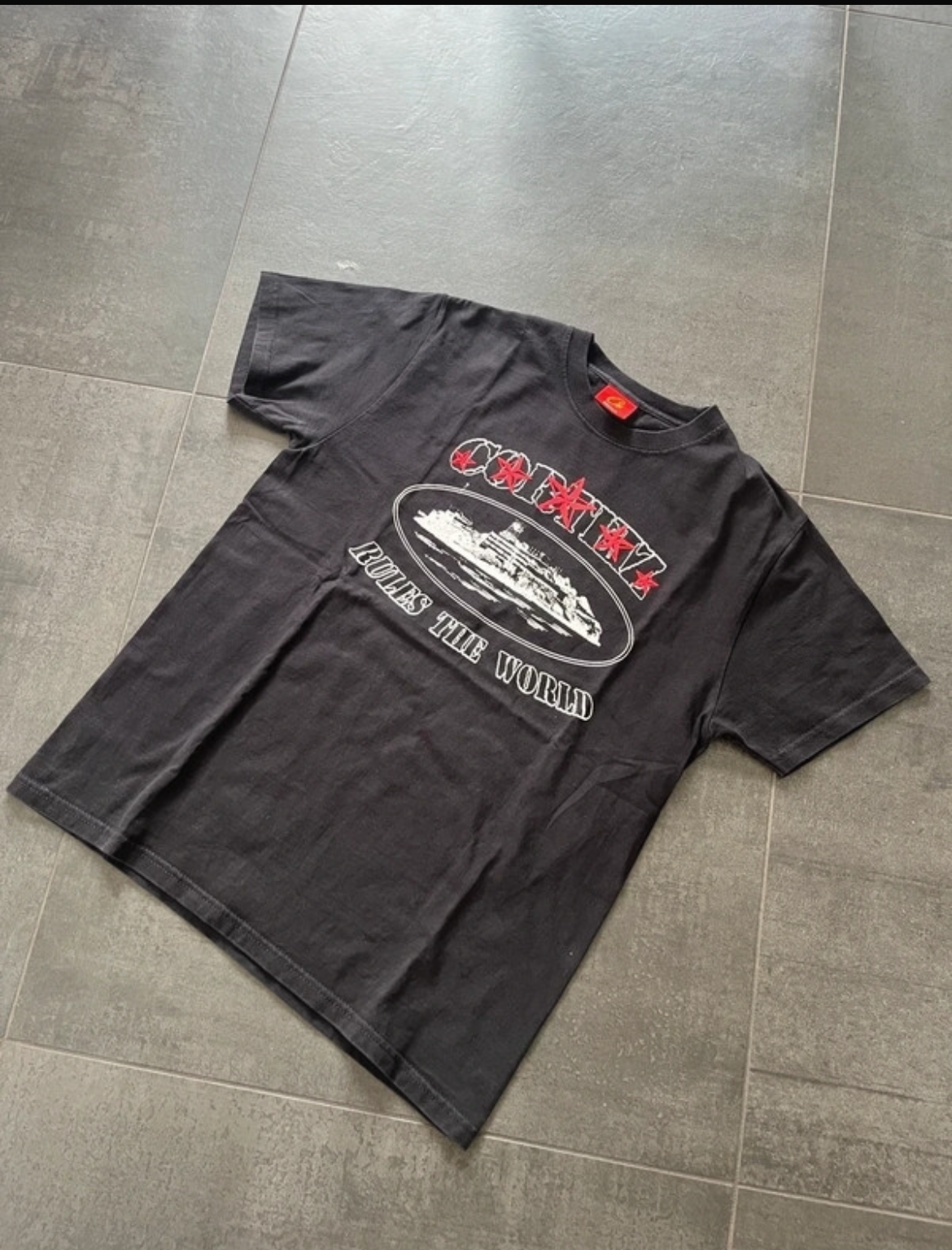 Corteiz Stars tee Black (Str small)