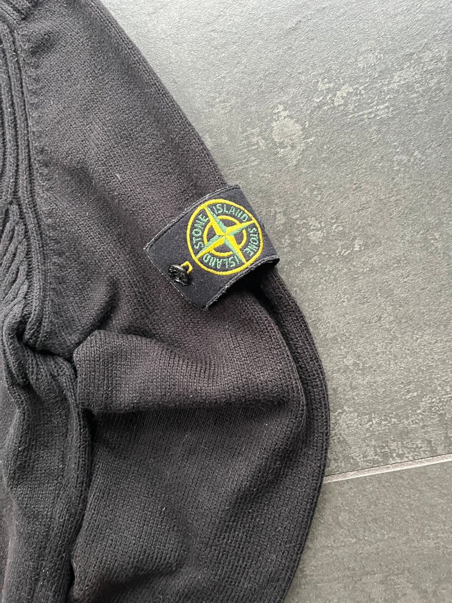 Stone Island striktrøje “sort” (Str S)