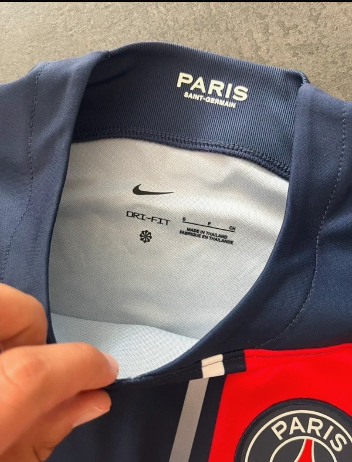 Psg x Born x Raised soccer Jersey (Str S)