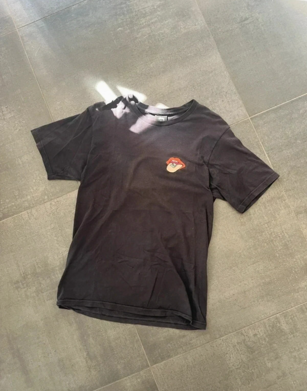 Stussy mouth tee Black (Str M)