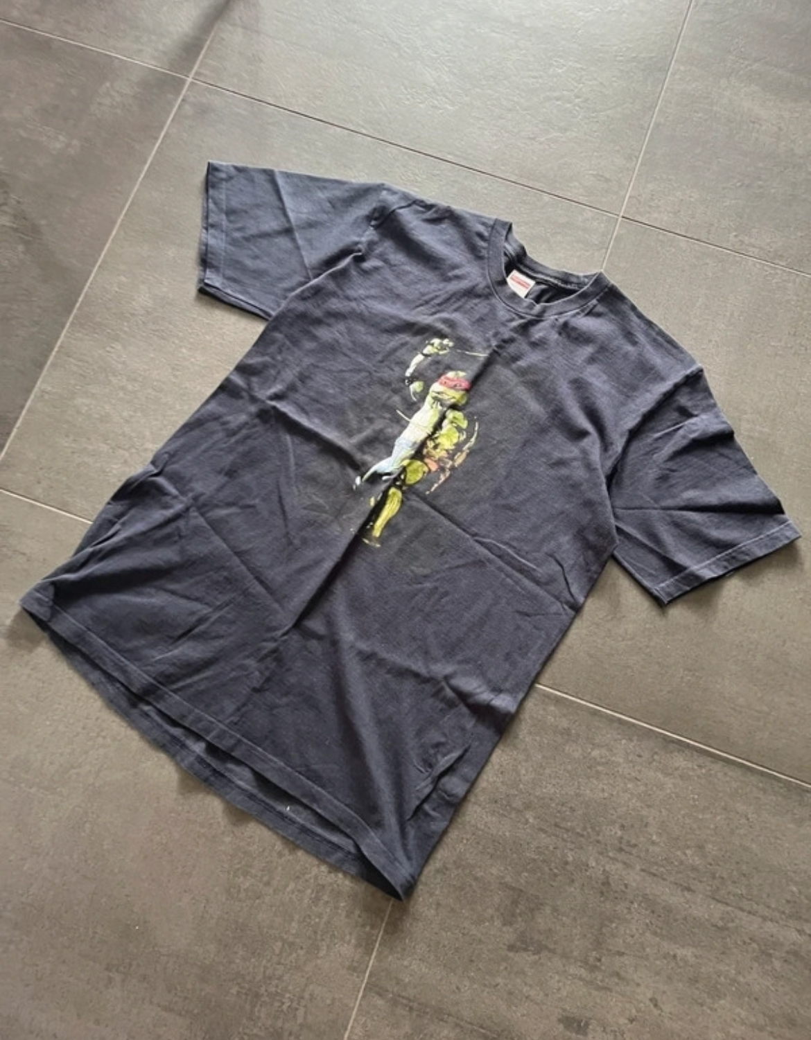 Supreme Ninja turtles tee navy blue (Str M)