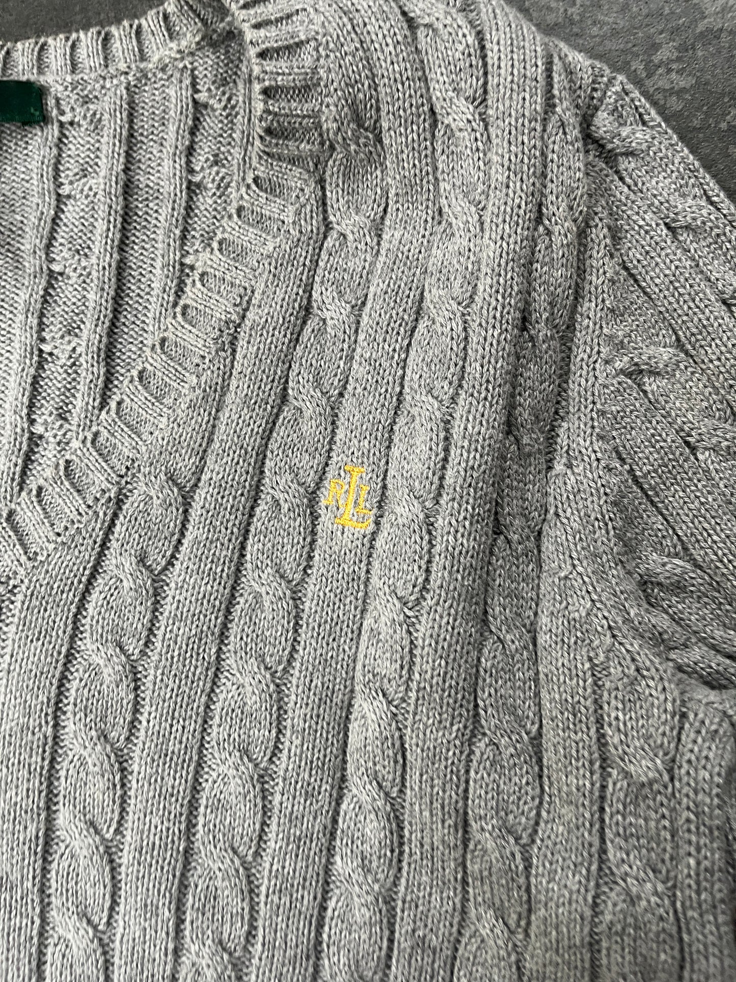 Polo Ralph lauren striktrøje “grå” (Str Xs)