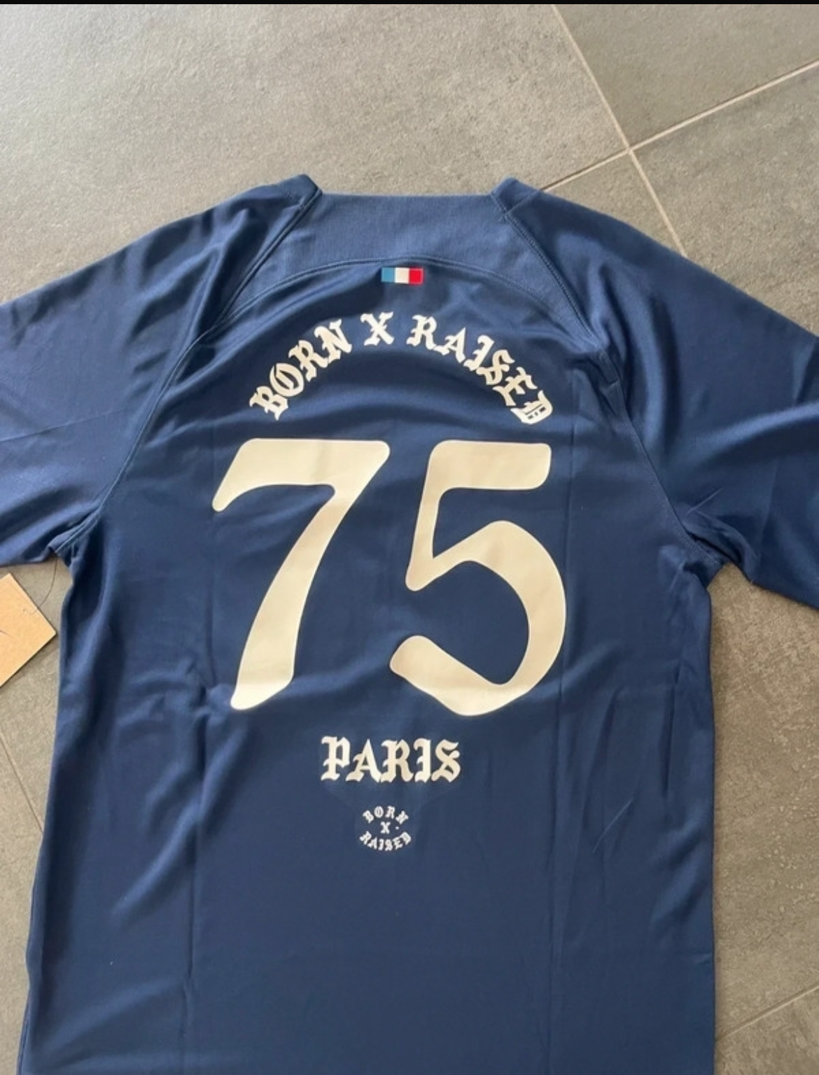 Psg x Born x Raised soccer Jersey (Str S)