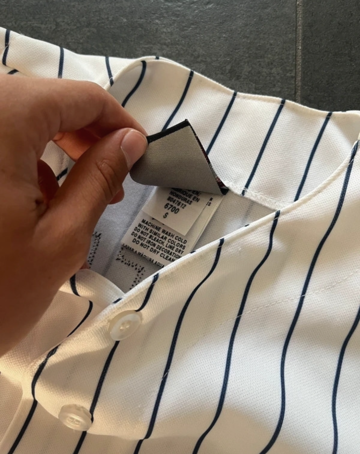 New York Yankees baseball Jersey White (Str S)
