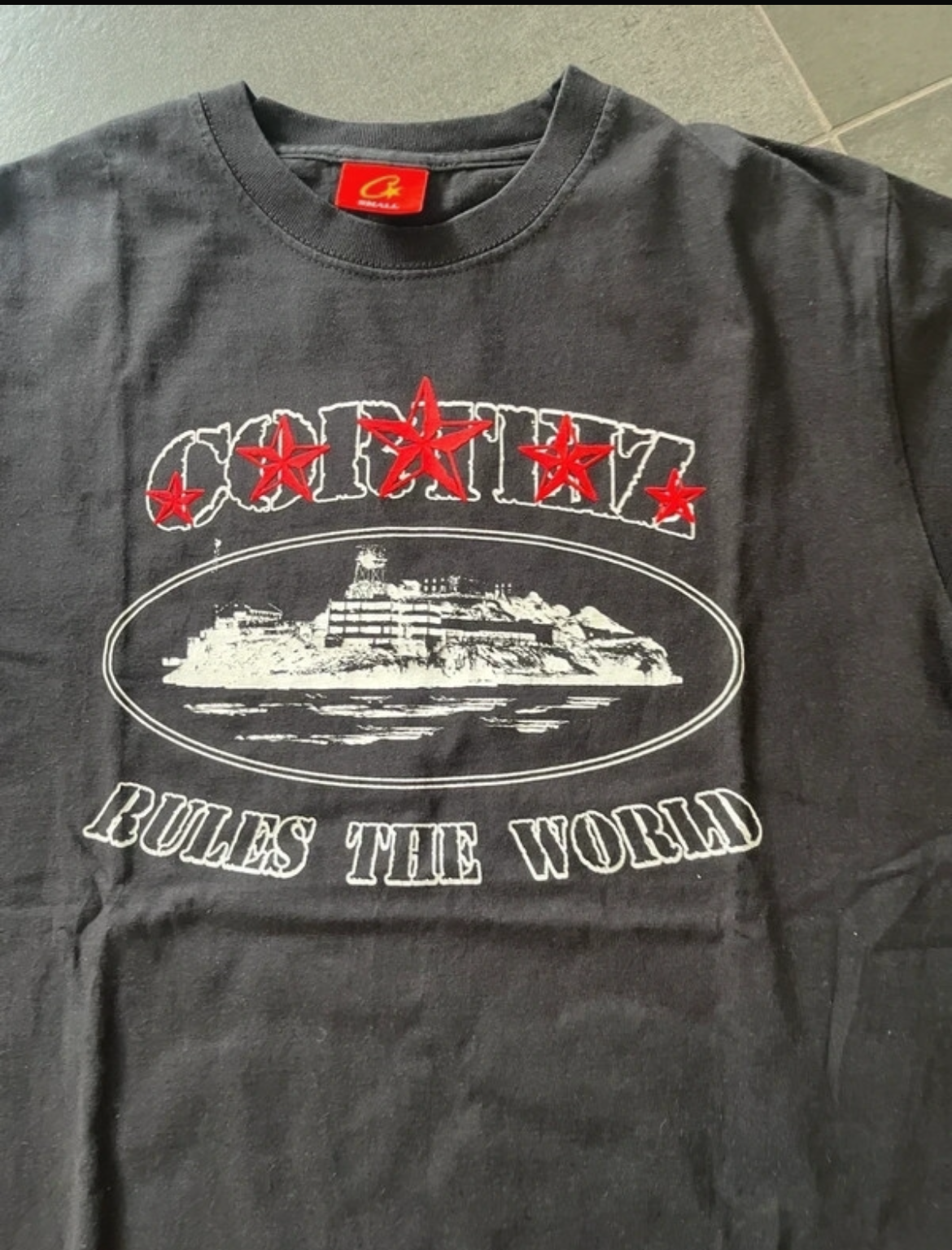 Corteiz Stars tee Black (Str small)
