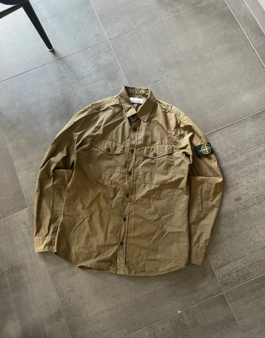 Stone Island overshirt khaki (Str L)