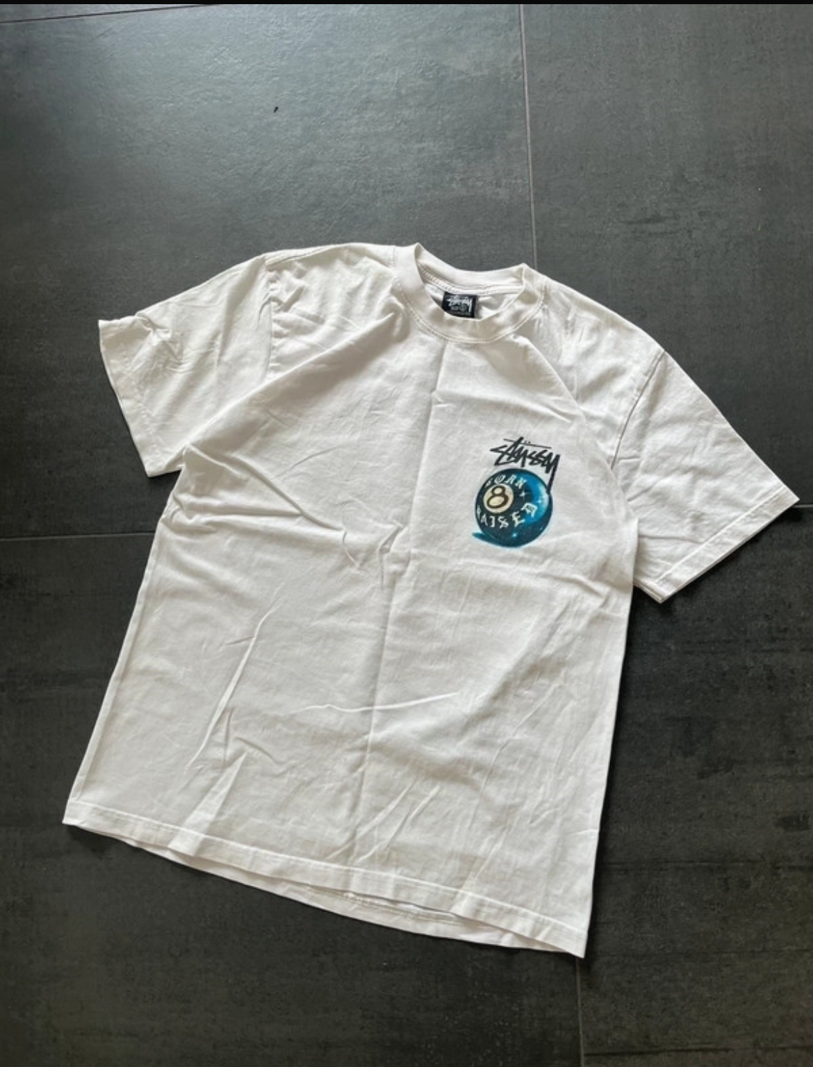 Stussy x Born x Raised 8-ball tee White (Str S)