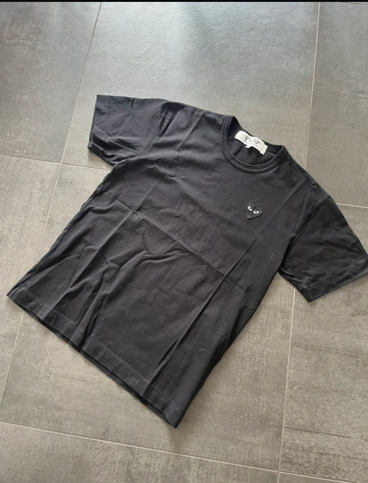 Comme des garcons heart tee Black (Str M)