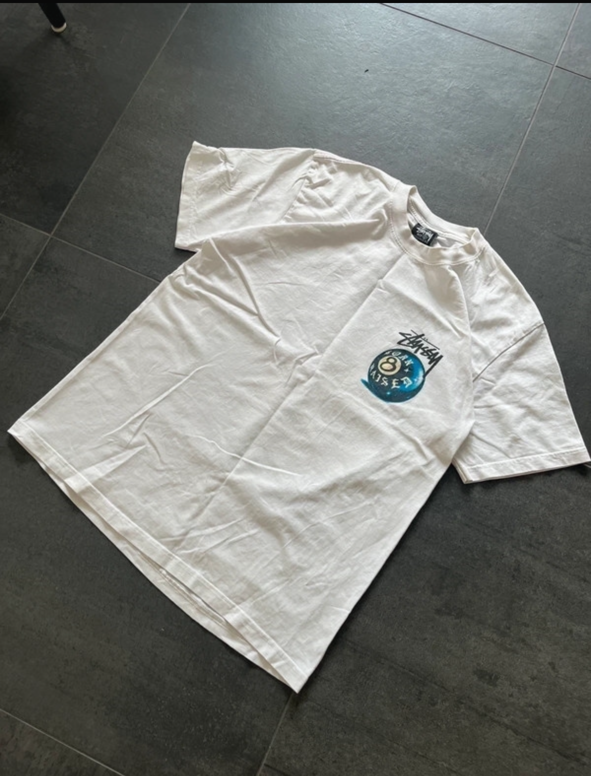 Stussy x Born x Raised 8-ball tee White (Str S)