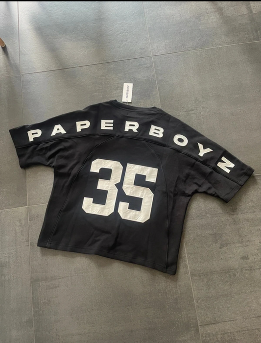 Paperboyz legacy Jersey Black (Str S)