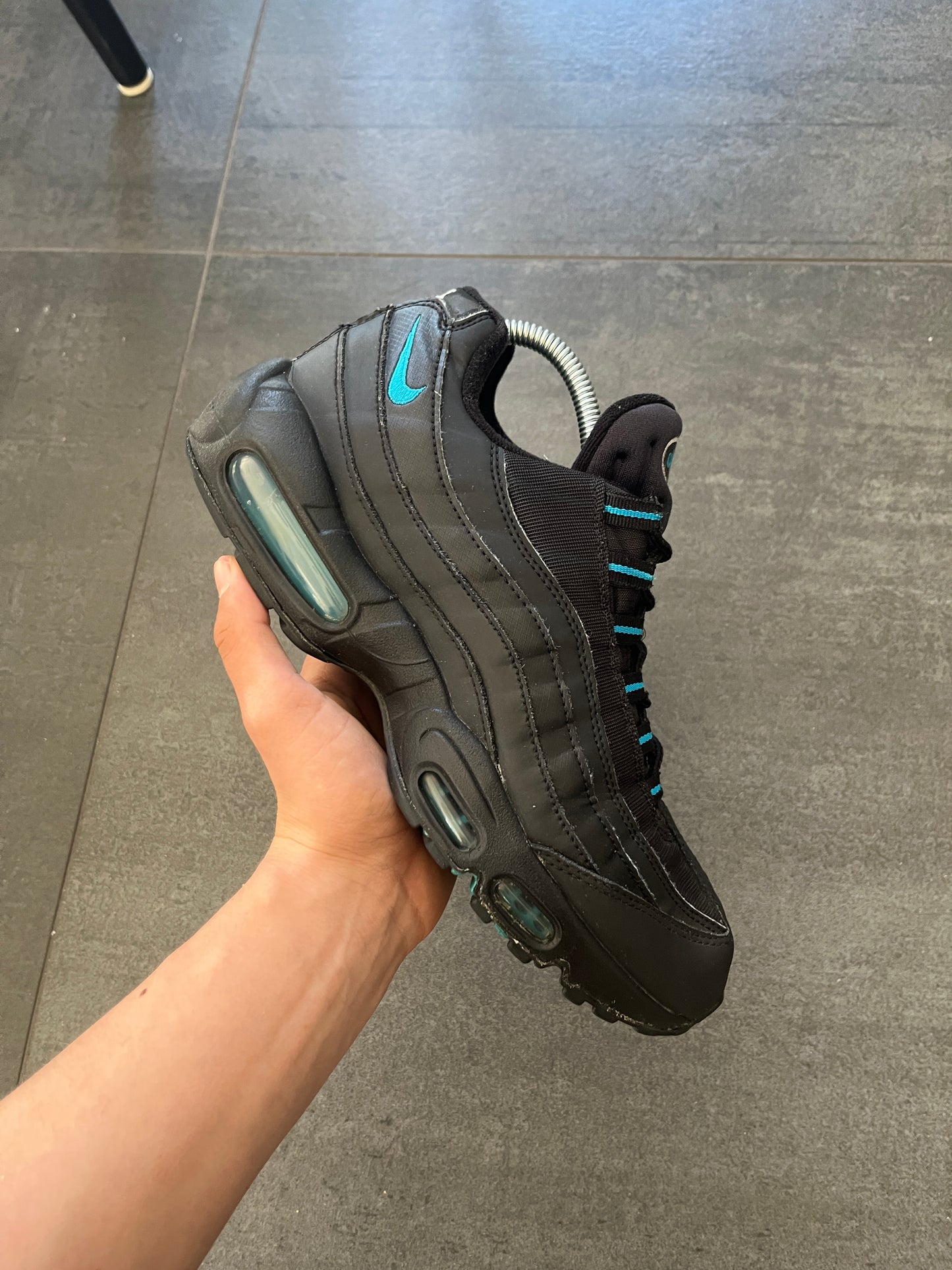 Nike Air Max 95 Black Laser Blue (Str 42,5)