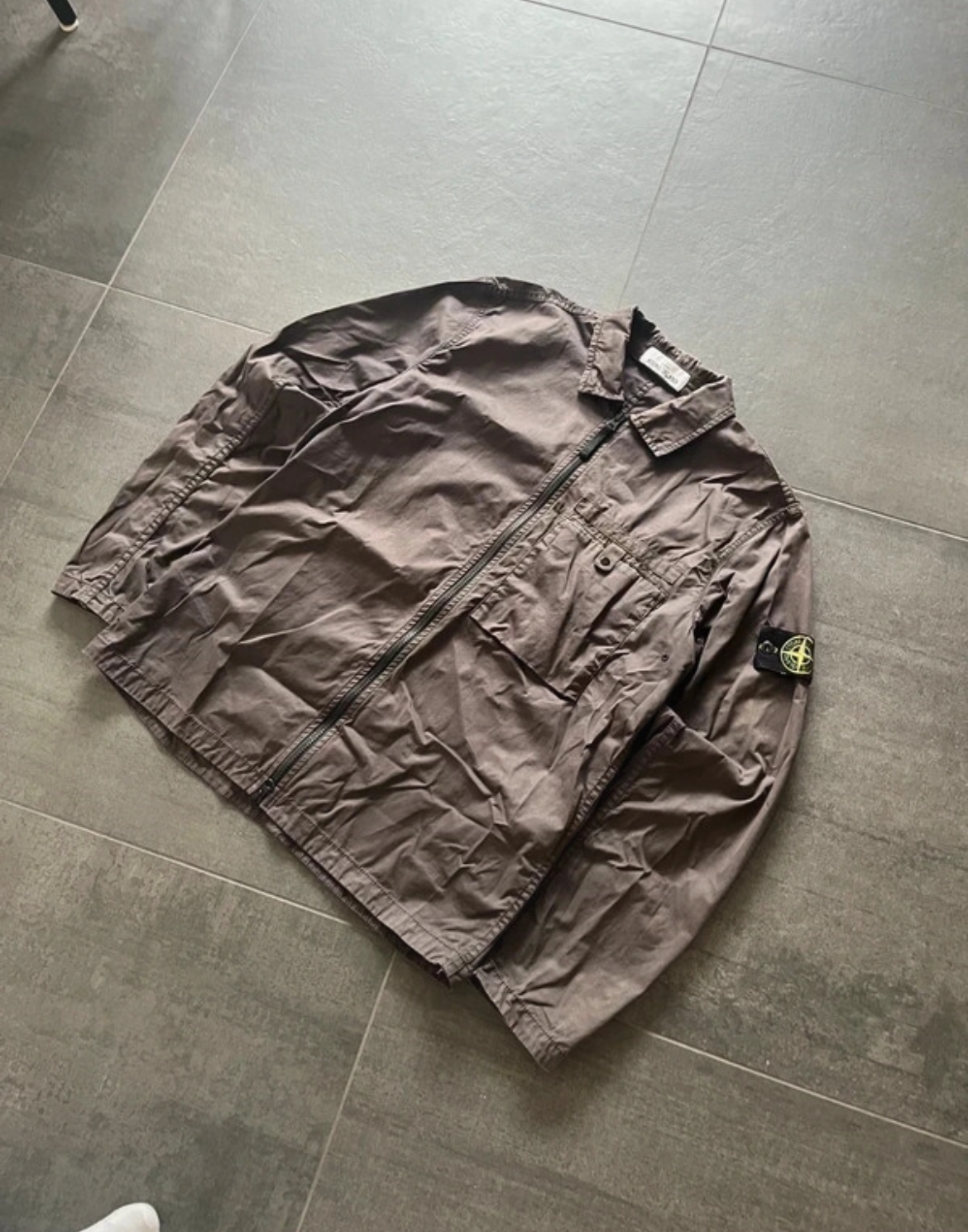 Stone Island overshirt Dark Brown (Str M)