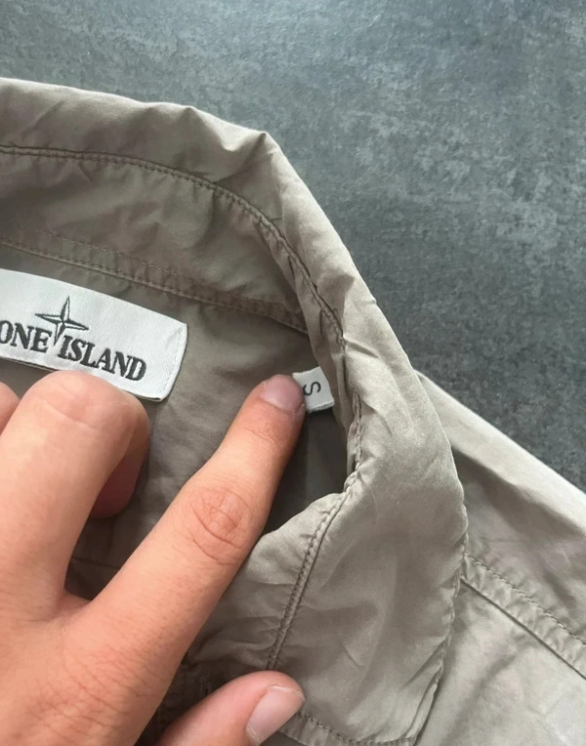 Stone Island overshirt Sand Grey (Str S)