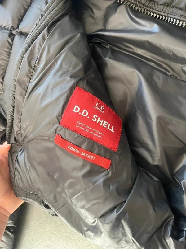 Cp Company DD-Shell puffer jacket Black