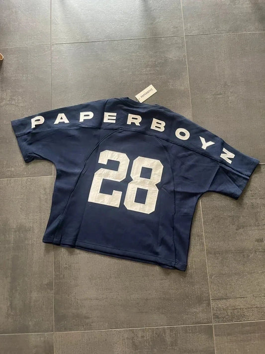 Paperboyz legacy jersey navy blue