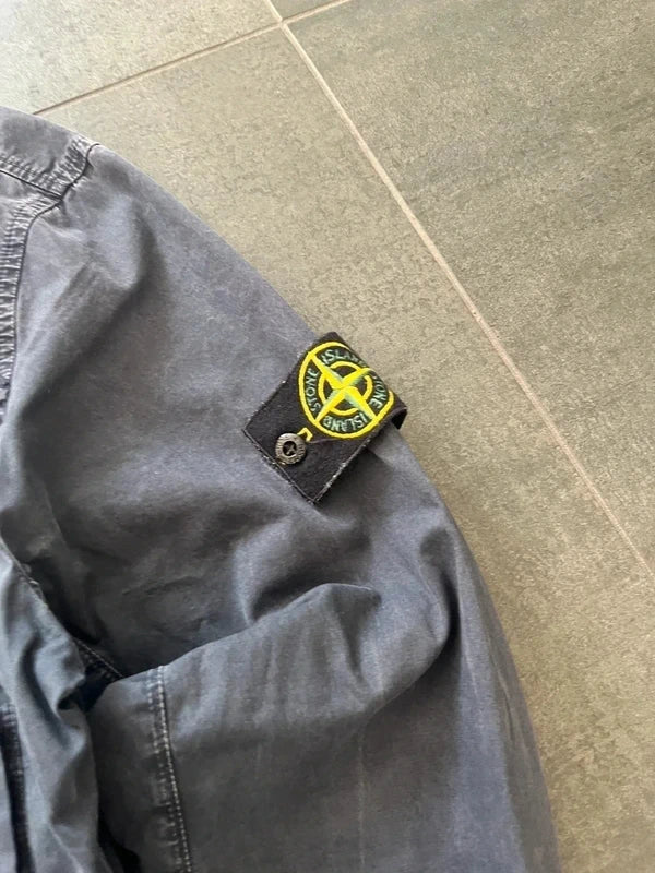 Stone Island overshirt navy blue